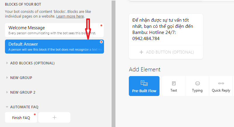 Tạo Chatbot với Chatfuel miễn phí trên Facebook Messenger và Website