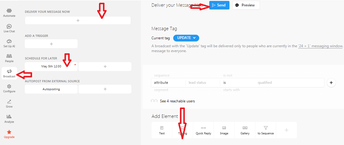 Tạo Chatbot với Chatfuel miễn phí trên Facebook Messenger và Website