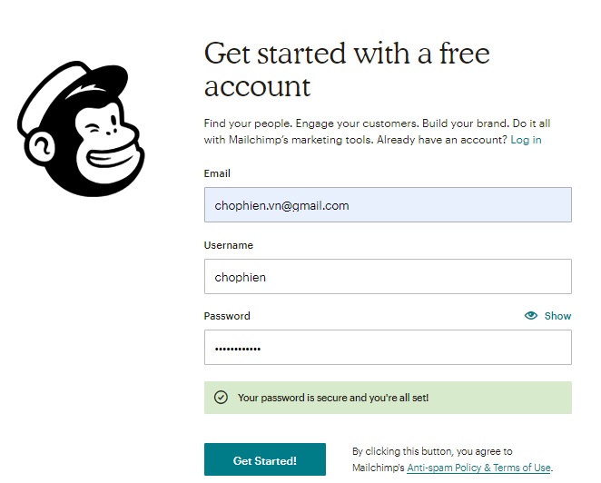 Hướng dẫn cách tạo và sử dụng Phần mềm Email quảng cáo tự động Mailchimp miễn phí