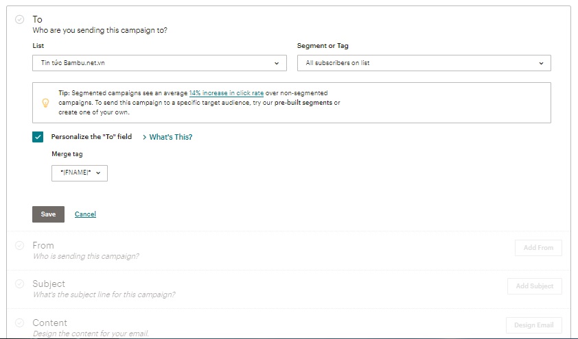 Hướng dẫn cách tạo và sử dụng Phần mềm Email quảng cáo tự động Mailchimp miễn phí