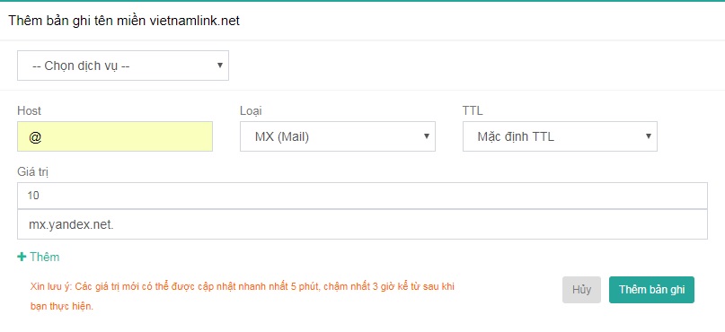 Hướng dẫn cách tạo email theo tên miền riêng miễn phí với Yandex.com