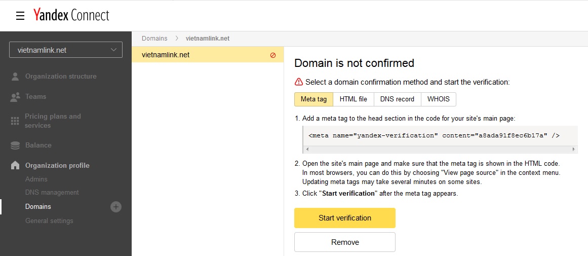 Hướng dẫn cách tạo email theo tên miền riêng miễn phí với Yandex.com