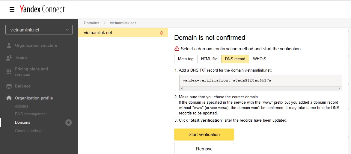 Hướng dẫn cách tạo email theo tên miền riêng miễn phí với Yandex.com