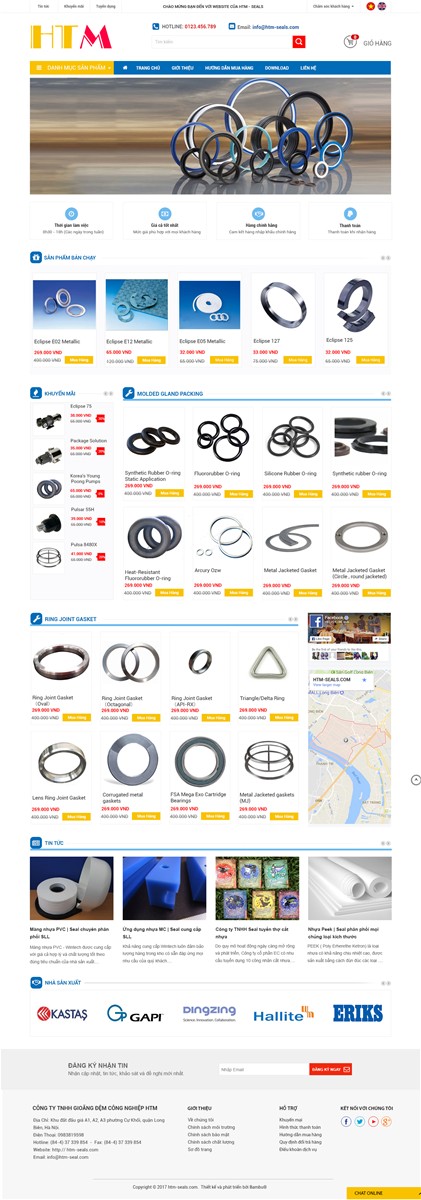 20 mẫu website bán hàng đẹp
