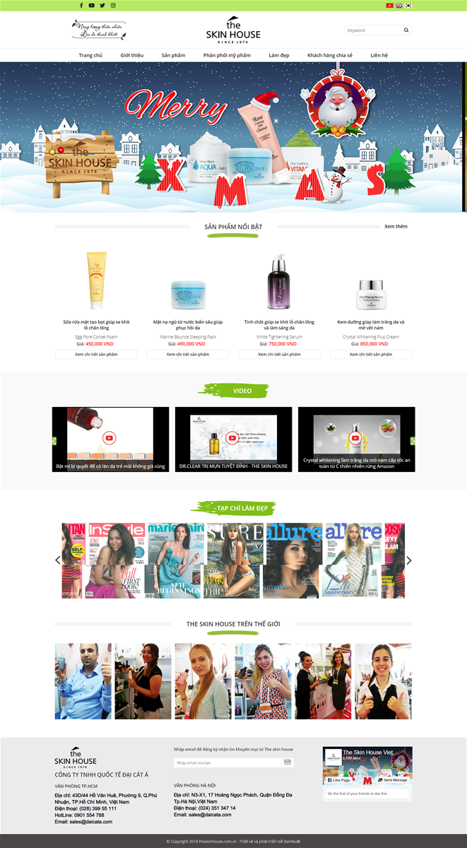 20 mẫu website bán hàng đẹp