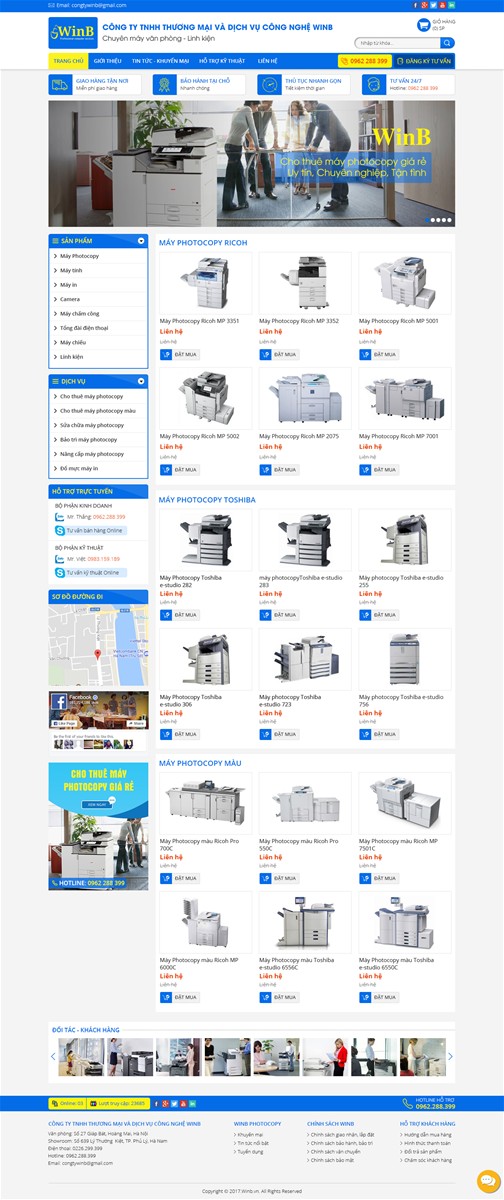 20 mẫu website bán hàng đẹp